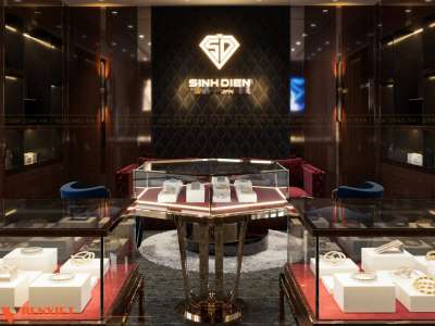 Thiết kế tiệm vàng Sinh Diễn